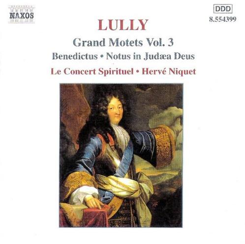 LULLY Grand motets volume three CD NIQUET NAXOS NIEUWSTAAT, Cd's en Dvd's, Cd's | Klassiek, Zo goed als nieuw, Ophalen of Verzenden