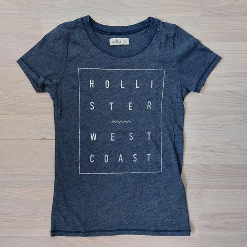 Hollister blauw shirt west coast maat XS, Kleding | Dames, T-shirts, Gedragen, Maat 34 (XS) of kleiner, Blauw, Korte mouw, Ophalen of Verzenden