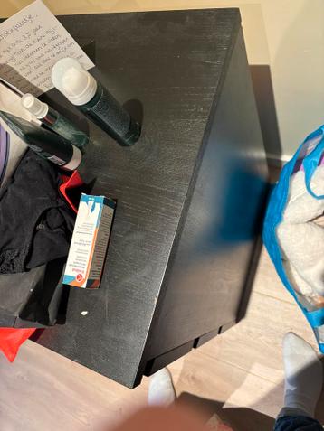 Zwarte Malm Ladekast - IKEA - afbeelding 1 Zwarte Malm Ladekast - IKEA - afbeelding 1