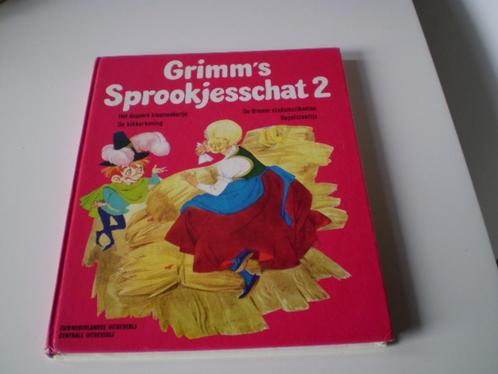 Grimms sprookjesschat nr. 2  met vier bekende sprookjes., Boeken, Sprookjes en Fabels, Gelezen, Ophalen of Verzenden