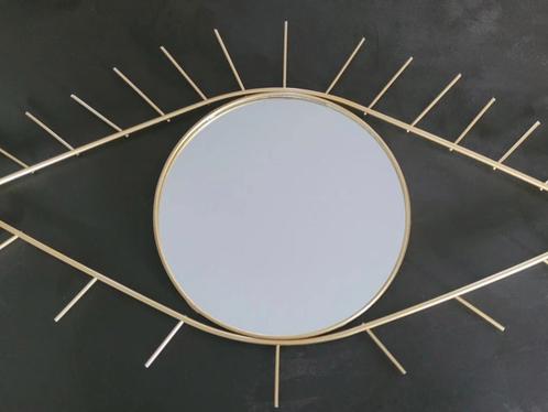 Spiegel oog met wimpers beauty, Huis en Inrichting, Woonaccessoires | Spiegels, Nieuw, Minder dan 50 cm, Minder dan 100 cm, Rond