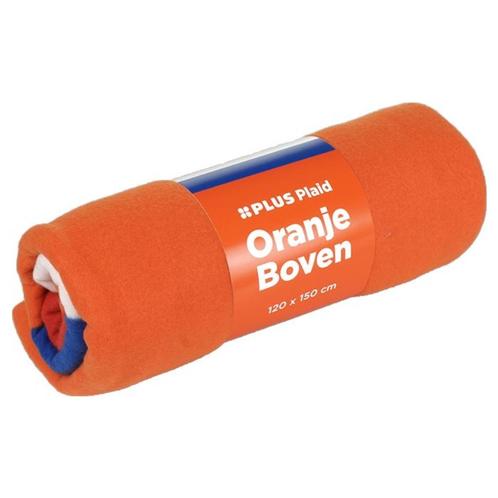 Oranje Plus -Koningsdag - WK - EK Dutch Fleece kleed 120x150, Hobby en Vrije tijd, Stoffen en Lappen, Nieuw, Polyester, 120 cm of meer