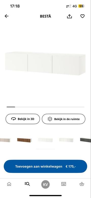 IKEA BESTA TV Meubel - 2 Deurtjes - afbeelding 2 IKEA BESTA TV Meubel - 2 Deurtjes - afbeelding 2