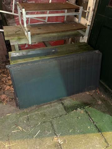 Sanwich platen damwandplaten onderbeschutting caravan chalet