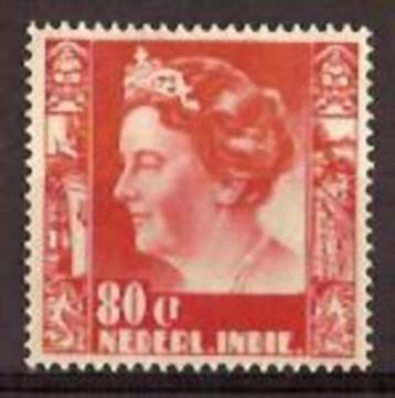 Ned-Indie NVPH nr 262 postfris Koningin Wilhelmina 1939