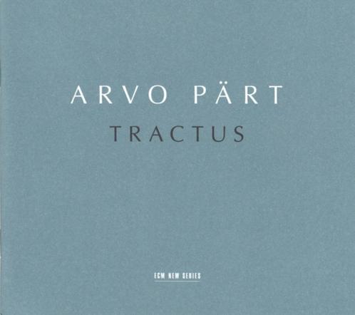 CD / Arvo Pärt – Tractus, Cd's en Dvd's, Cd's | Klassiek, Zo goed als nieuw, Overige typen, Modernisme tot heden, Ophalen of Verzenden