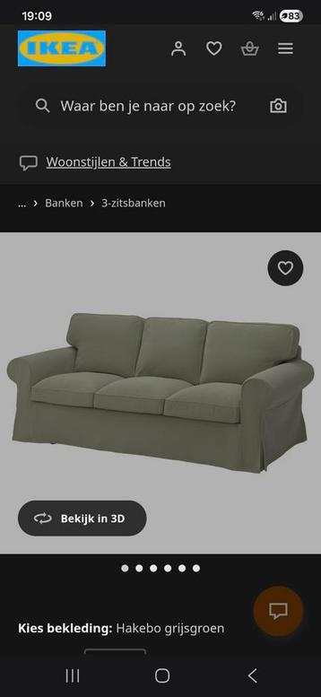 Ikea Ektorp 3-zits bank - afbeelding 4 Ikea Ektorp 3-zits bank - afbeelding 4