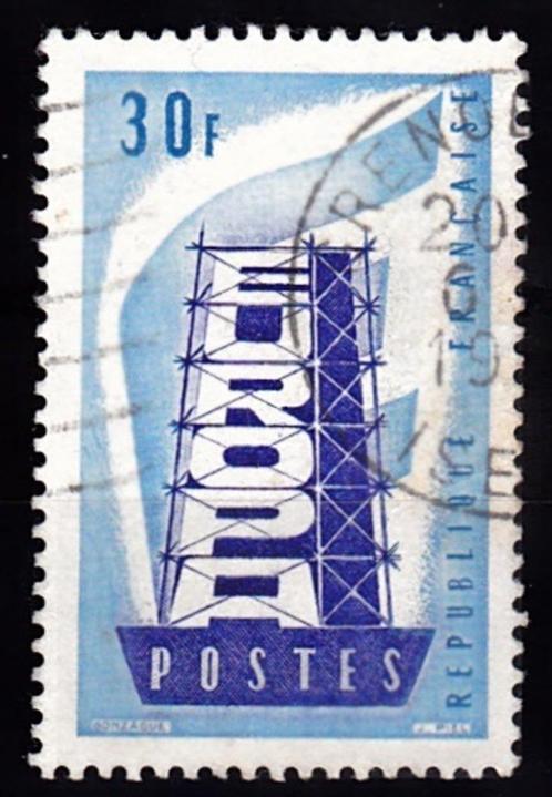 Europa CEPT 1956 Frankrijk MiNr. 1105 gestempeld, Postzegels en Munten, Postzegels | Europa | Frankrijk, Gestempeld, Verzenden