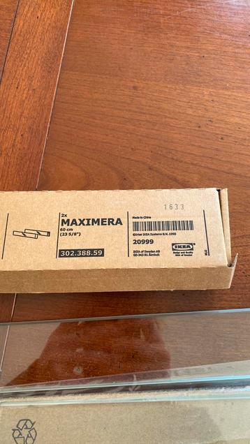 IKEA, glaslatten Maximera, zijkant keukenkast - afbeelding 2 IKEA, glaslatten Maximera, zijkant keukenkast - afbeelding 2
