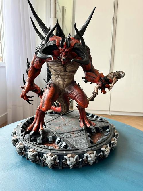 Diablo statue, Verzamelen, Beelden en Beeldjes, Zo goed als nieuw, Fantasy, Ophalen of Verzenden