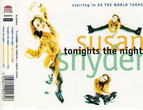 Susan Snyder – Tonights The Night CD Maxisingle 💿, Cd's en Dvd's, Cd Singles, Zo goed als nieuw, Dance, 1 single, Maxi-single