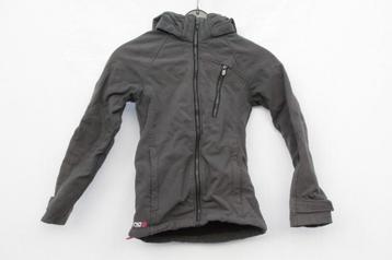 Leuke grijze fleece gevoerde meisjesjas.Mt 140.Merk H&M