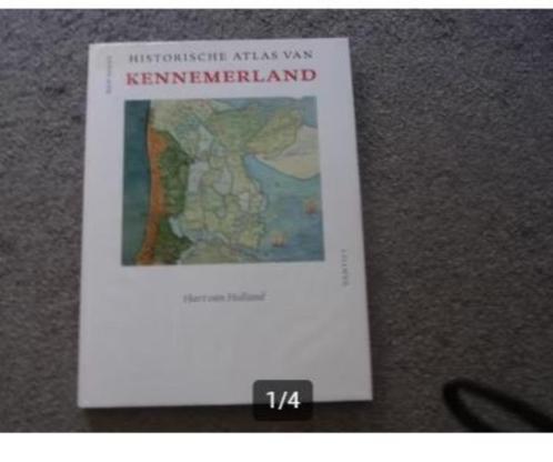 Historische atlas van Kennemerland Ben Speet, Boeken, Atlassen en Landkaarten, Zo goed als nieuw, Landkaart, Nederland, 1800 tot 2000