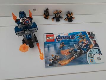 Lego 76123 marvel avengers captain america: outriders attack