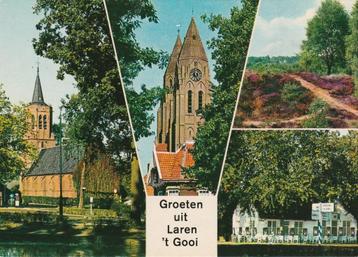 LAREN (N.H.) Kerken Heide ANWB Wijzer Groeten