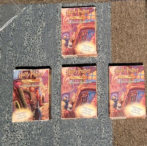6 Harry Potter Trading Card Game Starter Sets 2001/2002, Hobby en Vrije tijd, Verzamelkaartspellen | Overige, Zo goed als nieuw