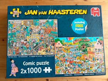 Jan van Haasteren - 2 puzzels in een doos