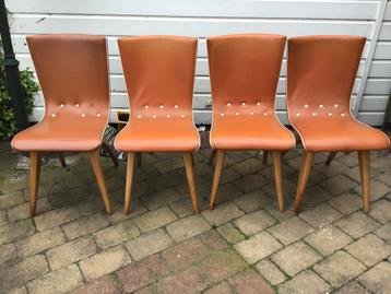 G.j. van Os stoel eetkamerstoelen swing retro vintage design