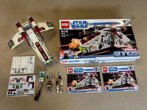 Lego Star Wars Republic Attack Gunship 7676, Kinderen en Baby's, Speelgoed | Duplo en Lego, Zo goed als nieuw, Lego, Complete set