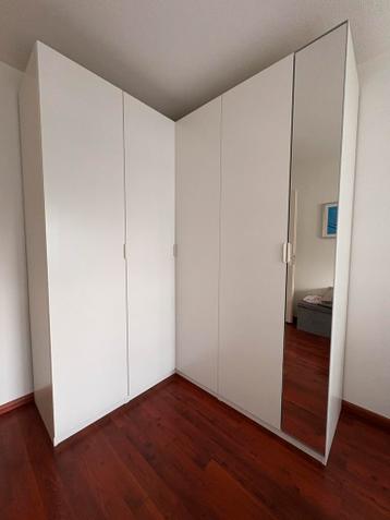 Witte Kledingkast met Veel Opbergruimte - White Wardrobe - afbeelding 2 Witte Kledingkast met Veel Opbergruimte - White Wardrobe - afbeelding 2