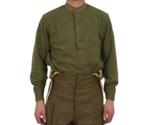 WW2 British Wool Collarless Shirt Mans