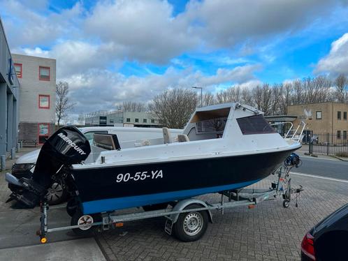 Jumbo 535 (2003) visboot plezierboot te koop., Watersport en Boten, Vis- en Consoleboten, Zo goed als nieuw, 50 tot 70 pk, 3 tot 6 meter