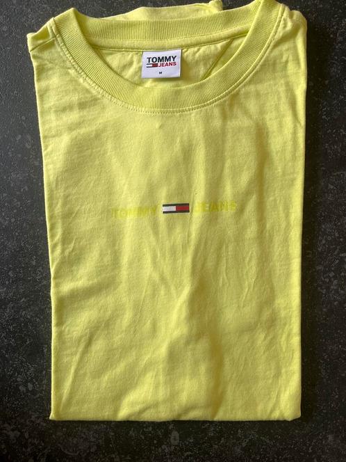 Tommy Jeans T-shirt, Kleding | Heren, T-shirts, Zo goed als nieuw, Maat 48/50 (M), Geel, Ophalen of Verzenden