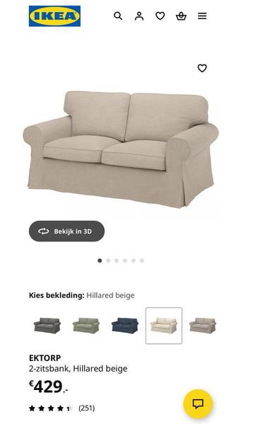 IKEA Ektorp bank tweezitter - afbeelding 5 IKEA Ektorp bank tweezitter - afbeelding 5