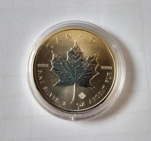 1 oz Zilver Maple leaf munt 2016 uit Canada, Postzegels en Munten, Edelmetalen en Baren, Zilver, Ophalen of Verzenden