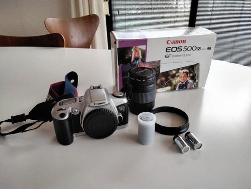Mooie analoge Canon EOS 500 te koop. Weinig gebruikt., Audio, Tv en Foto, Fotocamera's Analoog, Zo goed als nieuw, Canon, Ophalen of Verzenden