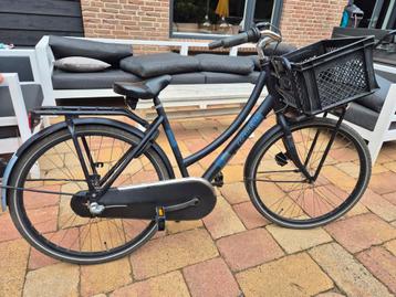 Cortina Transportfiets 26 inch - Donkerblauw met Krat