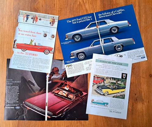 Originele Oldtimer advertenties Ford, Boeken, Auto's | Folders en Tijdschriften, Zo goed als nieuw, Ford, Ophalen of Verzenden