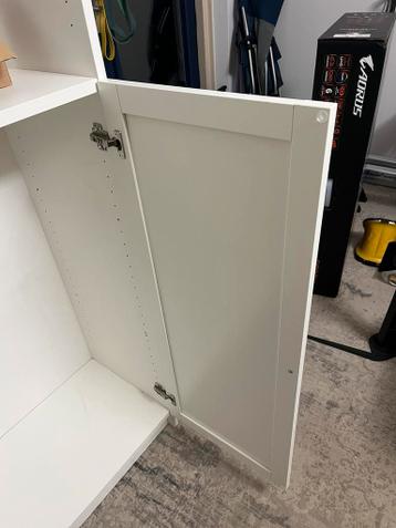 BILLY / OXBERG Boekenkast met deuren, wit, 80x30x202 cm - afbeelding 8 BILLY / OXBERG Boekenkast met deuren, wit, 80x30x202 cm - afbeelding 8