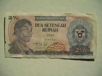 244. Indonesia, 2,50 rupiah 1968 Sudirman.