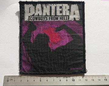 Pantera Cowboys from hell  vintage 1992 patch used 963