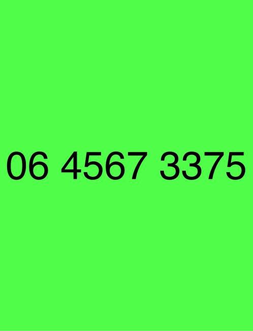 Makkelijke Telefoonnummer - 06 4567 33 75, Telecommunicatie, Prepaidkaarten en Simkaarten, Nieuw, Simkaart, KPN, Ophalen of Verzenden