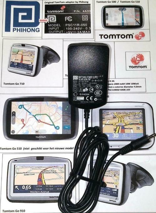 TomTom Go 4A00.103 Phihong PSC11R-050 5V 2A AC DC Adapter, Audio, Tv en Foto, Opladers, Nieuw, Ophalen of Verzenden