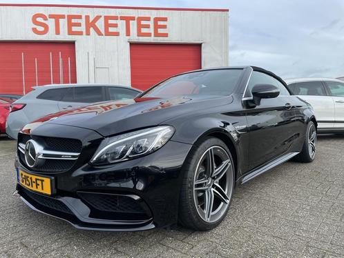 Mercedes-Benz C-Klasse Cabrio 63 AMG (bj 2017, automaat), Auto's, Mercedes-Benz, Bedrijf, Te koop, C-Klasse, 360° camera, ABS