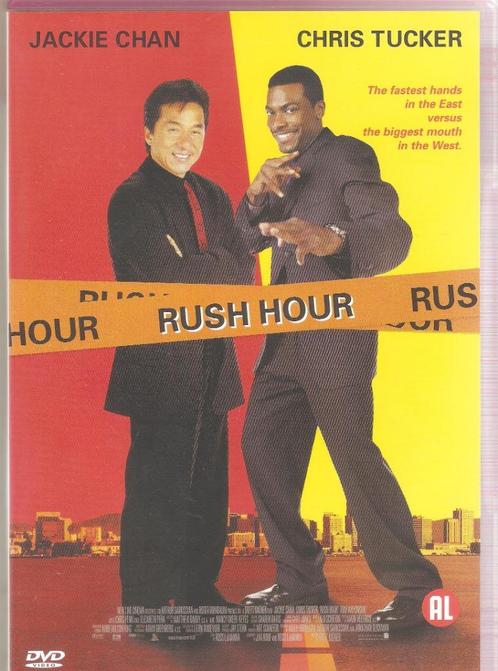 Rush Hour - Brett Ratner ( Jackie Chan ), Cd's en Dvd's, Dvd's | Actie, Zo goed als nieuw, Actiekomedie, Vanaf 6 jaar, Ophalen of Verzenden