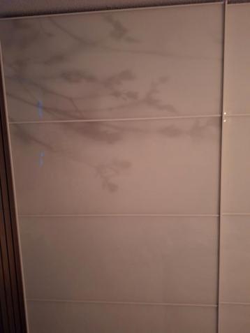 Ikea Pax Schuifdeuren 2.5m - Melkglas - afbeelding 2 Ikea Pax Schuifdeuren 2.5m - Melkglas - afbeelding 2
