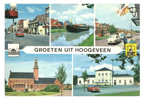 42070	Hoogeveen	Gelopen met Postzegel, Verzamelen, Ansichtkaarten | Nederland, Gelopen, Drenthe, Ophalen of Verzenden
