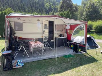 Te koop zeer nette HOME CAR, met mover en Frans bed
