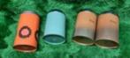 Brabantia bussen, 3 stuks groen, bruin , retro