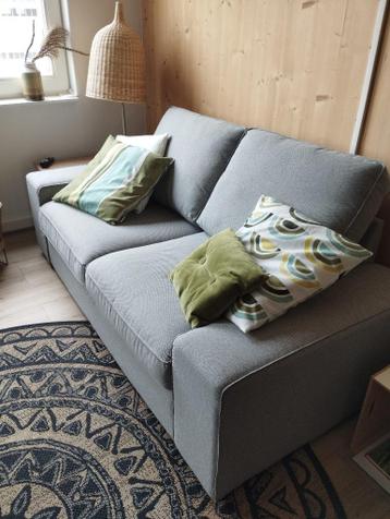 KIVIK 2 zits bank IKEA z.g.a.n. beige/grijs - afbeelding 1 KIVIK 2 zits bank IKEA z.g.a.n. beige/grijs - afbeelding 1