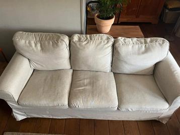 IKEA EKTORP 3-zitsbank + 2-zitsbank – kleur Kilanda lichtbei - afbeelding 3 IKEA EKTORP 3-zitsbank + 2-zitsbank – kleur Kilanda lichtbei - afbeelding 3