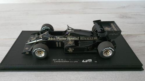 Elio de Angelis Lotus 95T JPS 1984 1/18 GP REPLICAS, Verzamelen, Automerken, Motoren en Formule 1, Nieuw, Formule 1, Ophalen of Verzenden