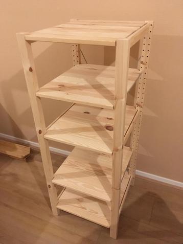 NIEUW! IVAR stellingkast 48x50x124 massief grenen - afbeelding 3 NIEUW! IVAR stellingkast 48x50x124 massief grenen - afbeelding 3