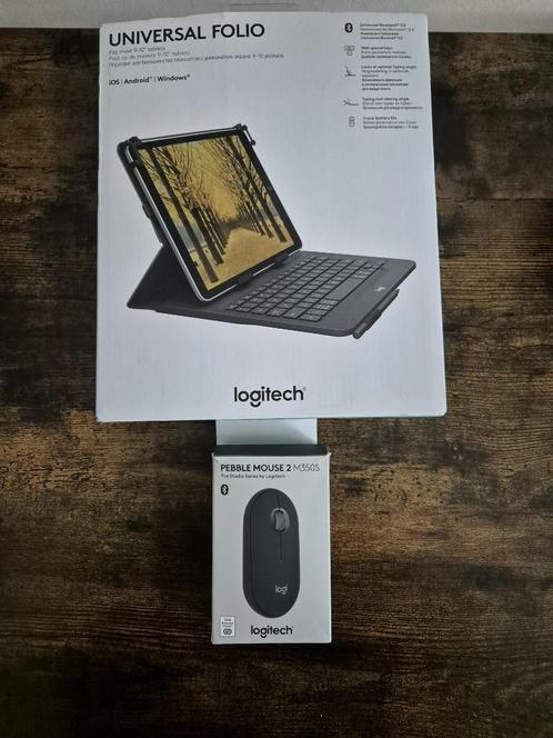 Tablet Keyboard Cover + Mouse, Computers en Software, Tablet-hoezen, Nieuw, Bescherming voor- en achterkant, 10 inch, Ophalen of Verzenden