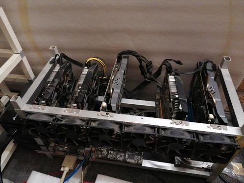 Super zuinige mining Rig aluminium 5 x GPU, Computers en Software, Videokaarten, Zo goed als nieuw, GDDR5, Ophalen of Verzenden