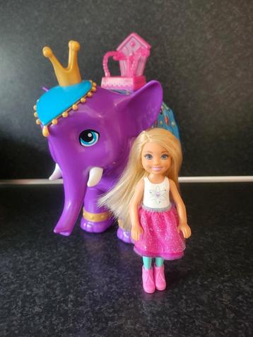 Barbie Chelsea dreamtopia met olifant 